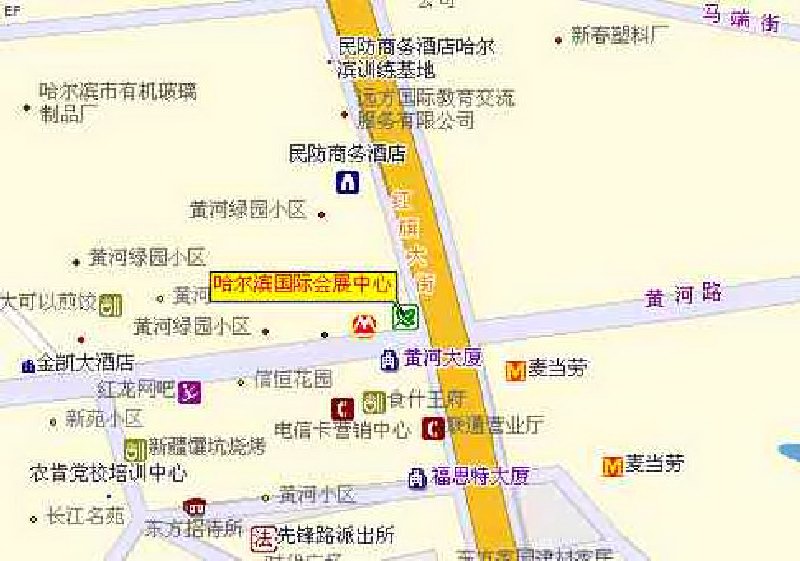 哈爾濱國際會展體育中心交通圖