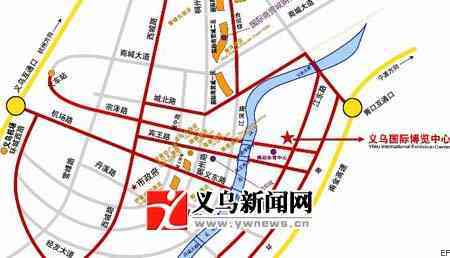 義烏國(guó)際博覽中心交通圖