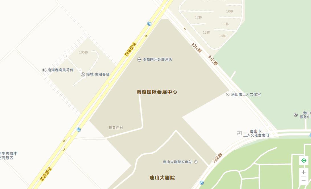 唐山南湖國際會展中心交通圖