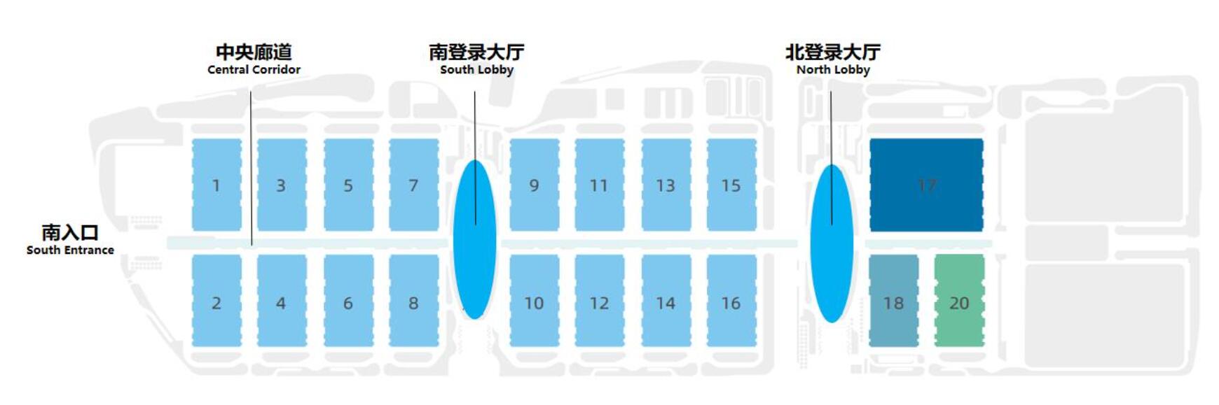 深圳國(guó)際會(huì)展中心(寶安新館)場(chǎng)館圖